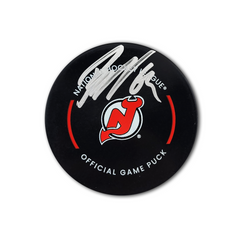 Jesper Bratt Autographed New Jersey Devils Official Hockey Puck