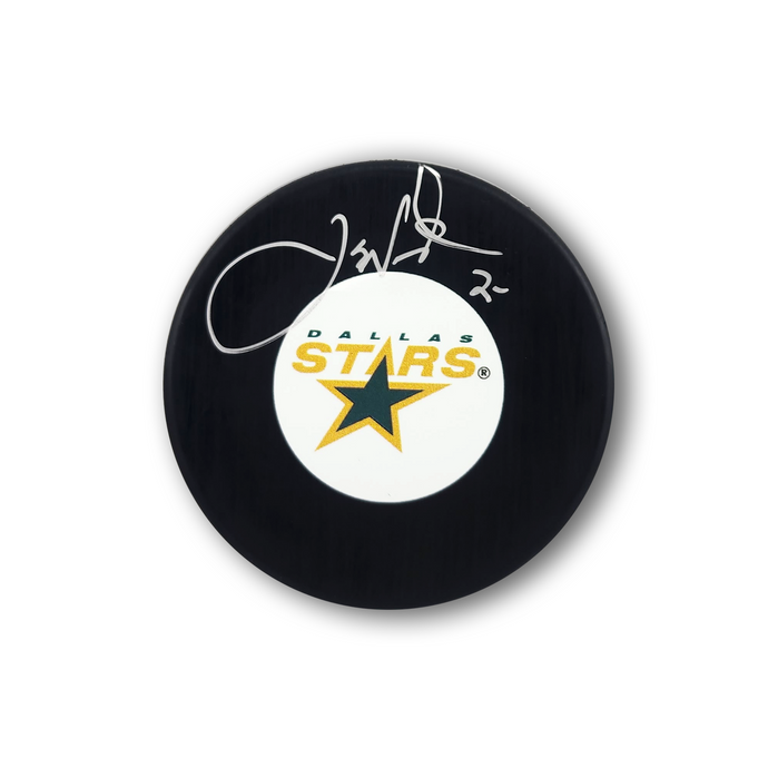 Joe Nieuwendyk Autographed Dallas Stars Hockey Puck