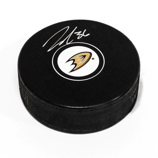 John Gibson Autographed Anaheim Ducks Hockey Puck