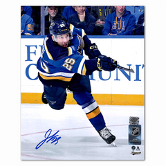 Jordan Kyrou Autographed St. Louis Blues Home 8x10 Photo