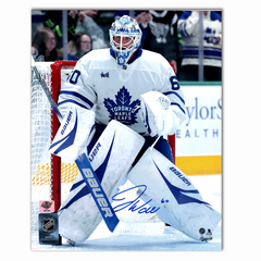 Joseph Woll Autographed Toronto Maple Leafs Away 8x10 Photo