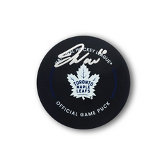 Joseph Woll Autographed Toronto Maple Leafs Official Hockey Puck