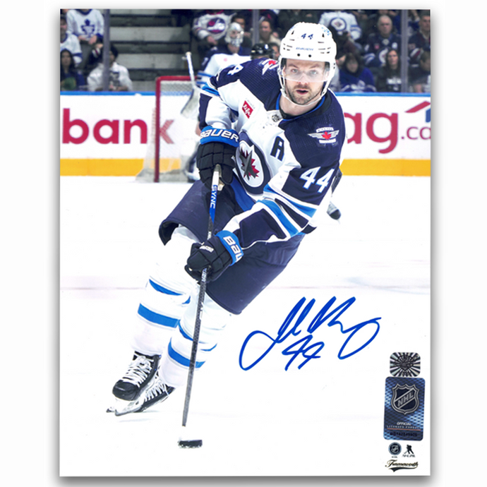 Josh Morrissey Winnipeg Jets Autographed Away 8x10 Photo
