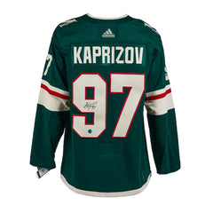 Kirill Kaprizov Autographed Minnesota Wild Green adidas Jersey