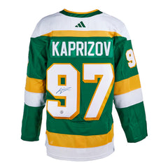 Kirill Kaprizov Signed Minnesota Wild Reverse Retro 2.0 adidas Jersey
