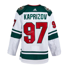 Kirill Kaprizov Signed Minnesota Wild White adidas Jersey