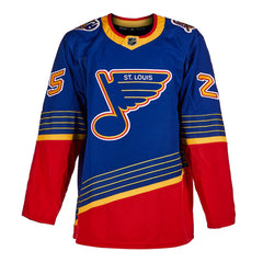 Jordan Kyrou Signed St Louis Blues adidas Jersey