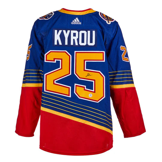 Load image into Gallery viewer, Jordan Kyrou Signed St Louis Blues adidas Jersey
