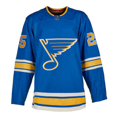 Jordan Kyrou Signed St Louis Blues adidas Jersey