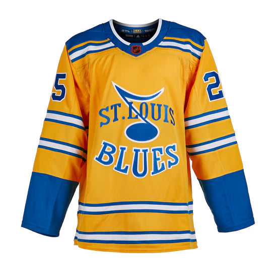 Load image into Gallery viewer, Jordan Kyrou Signed St Louis Blues Reverse Retro 2.0 adidas Jersey
