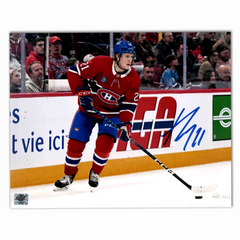 Kaiden Guhle Autographed Montreal Canadiens Home Horizontal 8x10 Photo