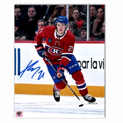 Kaiden Guhle Autographed Montreal Canadiens Home Vertical 8x10 Photo