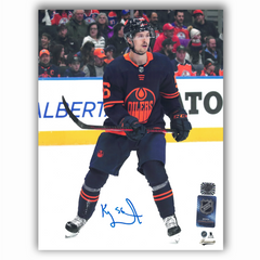 Kailer Yamamoto Autographed Edmonton Oilers Alternate 8x10 Photo