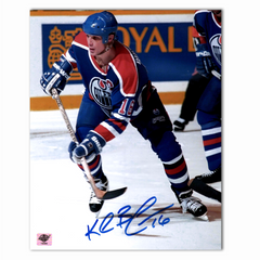 Kelly Buchburger Autographed Edmonton Oilers 8x10 Photo