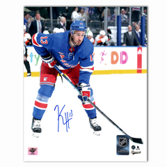 Kevin Hayes Autographed New York Rangers Home 8x10 Photo