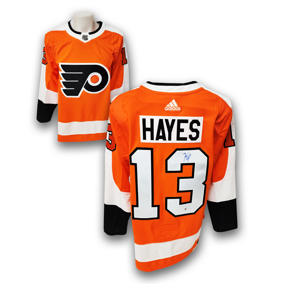 Kevin Hayes Philadelphia Flyers Autographed Adidas Jersey