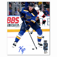 Kevin Hayes Autographed St. Louis Blues Home 8x10 Photo