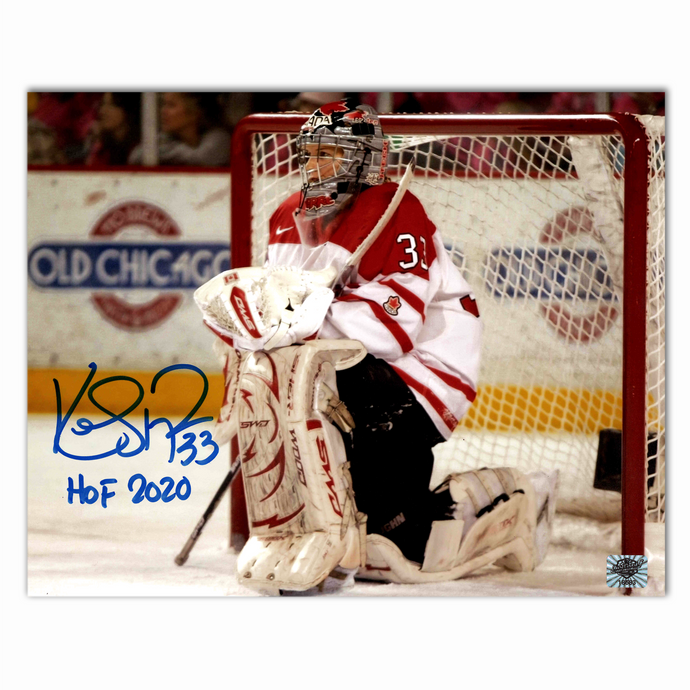 Kim St-Pierre Autographed Team Canada 8x10 Photo