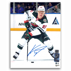 Kirill Kaprizov Minnesota Wild Autographed Away 8x10