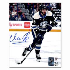 Kirill Marchenko Autographed Columbus Blue Jackets Alternate Photo 8x10