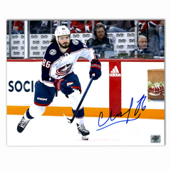 Kirill Marchenko Autographed Columbus Blue Jackets Away Horizontal Photo 8x10