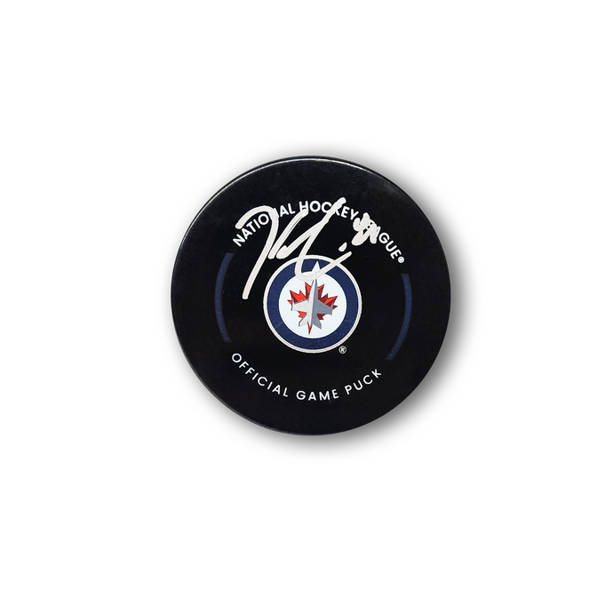 Kyle Connor Autographed Winnipeg Jets Official Hockey Puck
