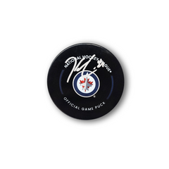 Kyle Connor Autographed Winnipeg Jets Official Hockey Puck
