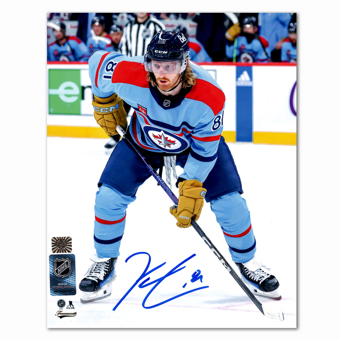 Kyle Connor Autographed Winnipeg Jets RCAF Centennial 8x10 Photo
