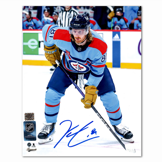 Kyle Connor Autographed Winnipeg Jets RCAF Centennial 8x10 Photo