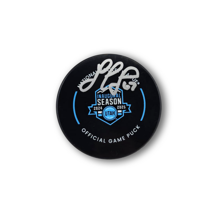 Lawson Crouse Autographed Utah Hockey Club Official Hockey Puck