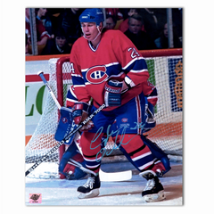 Lyle Odelein Autographed Montreal Canadiens Home 8x10 Photo
