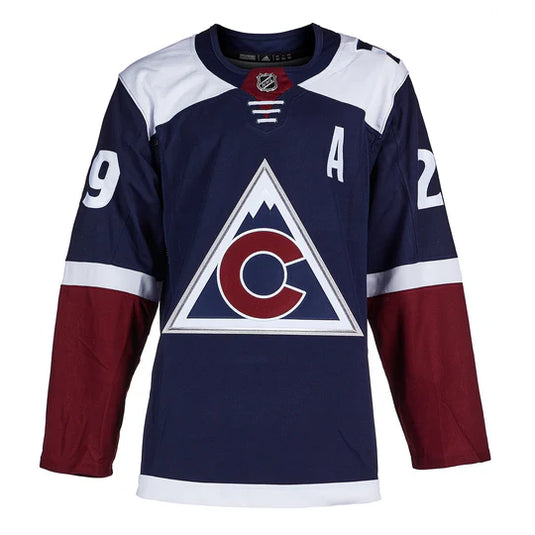 Nathan Mackinnon Signed Colorado Avalanche Alternate adidas Jersey