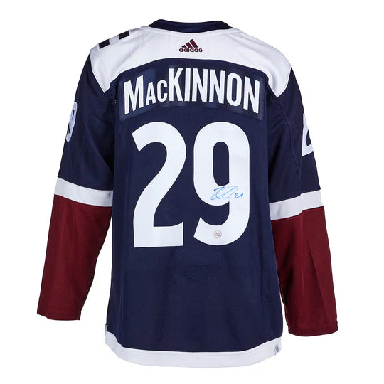 Load image into Gallery viewer, Nathan Mackinnon Signed Colorado Avalanche Alternate adidas Jersey
