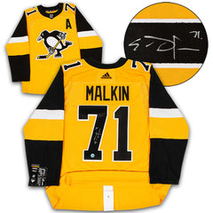 Evgeni Malkin Signed Pittsburgh Penguins Alternate adidas Jersey