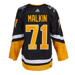 Evgeni Malkin Signed Pittsburgh Penguins Alternate Adidas Jersey