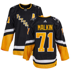 Evgeni Malkin Signed Pittsburgh Penguins Alternate Adidas Jersey