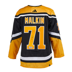 Evgeni Malkin Signed Pittsburgh Penguins Reverse Retro 2.0 adidas Jersey