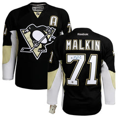Evgeni Malkin Signed Pittsburgh Penguins Vintage Reebok Jersey