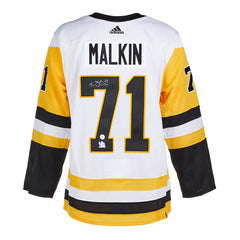 Evgeni Malkin Signed Pittsburgh Penguins White adidas Jersey
