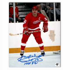 Marcel Dionne Autographed Detroit Red Wings 8x10 Photo