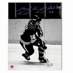 Marcel Dionne Autographed Los Angeles Kings 8x10 Photo (B/W)