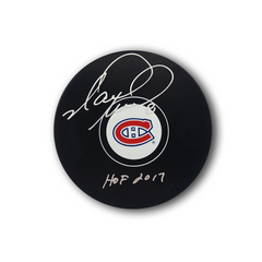 Mark Recchi Autographed Montreal Canadiens Hockey Puck