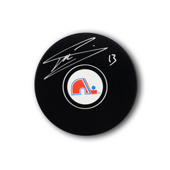 Mats Sundin Autographed Quebec Nordiques Hockey Puck