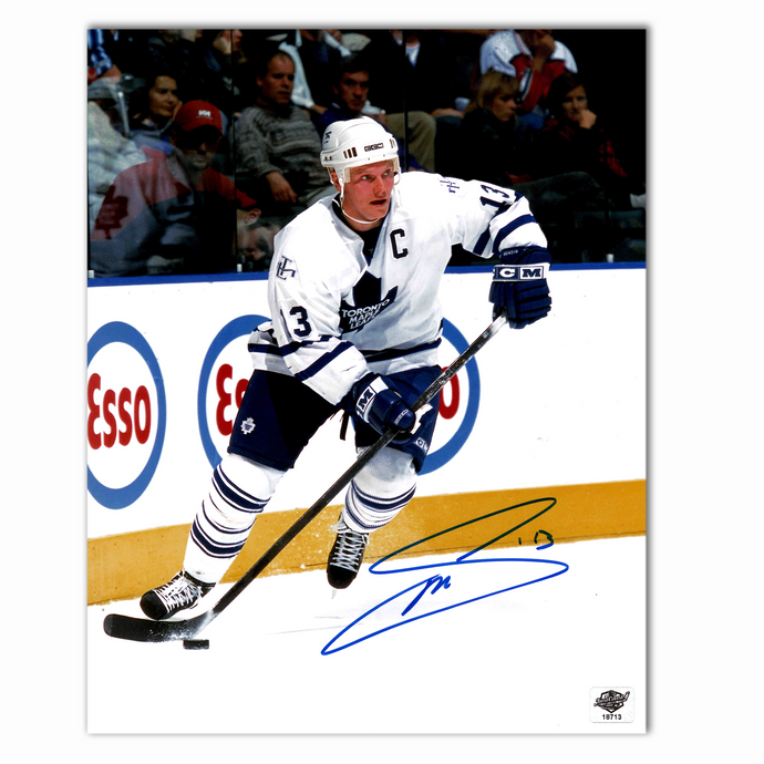 Mats Sundin Autographed Toronto Maple Leafs Away 8x10 Photo