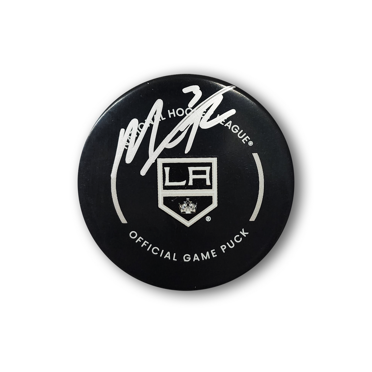 Matt Roy Autographed Los Angeles Kings Official Hockey Puck