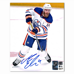 Mattias Ekholm Autographed Edmonton Oilers Away 8x10 Photo