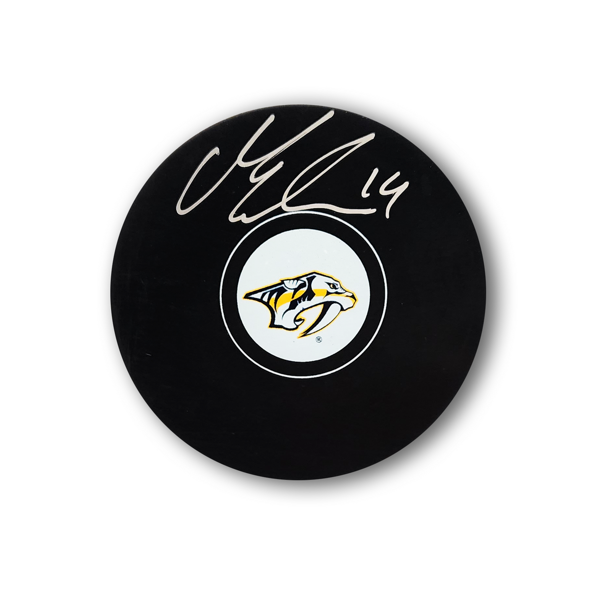 Mattias Ekholm Autographed Nashville Predators Hockey Puck