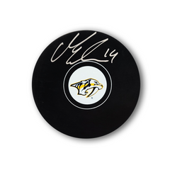 Mattias Ekholm Autographed Nashville Predators Hockey Puck