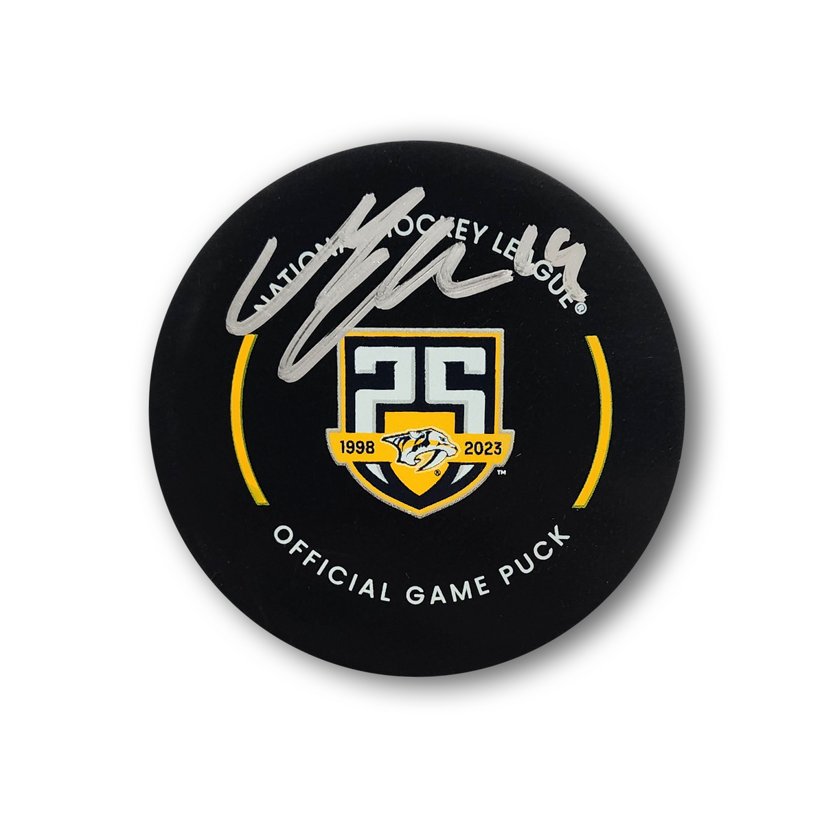 Mattias Ekholm Autographed Nashville Predators Official Hockey Puck