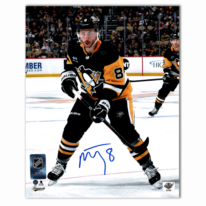 Michael Bunting Autographed Pittsburgh Penguins Home 8x10 Photo